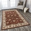 Alora Decor Sareena 9' x 12' Border Rust/Taupe/Sage/Tan/Khaki Area Rug