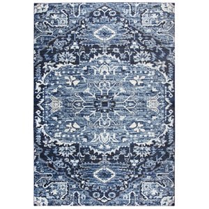 Alora Decor Swagger 9'10&quot x 12'6&quot Medallion Lt. Blue/Medium Blue/Dk Blue Rug