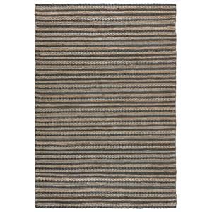 Madras Brown 5'X7'6&quot Hand Woven Jute Rug