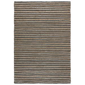 Madras Brown 8'9&quotX11'9&quot Hand Woven Jute Rug