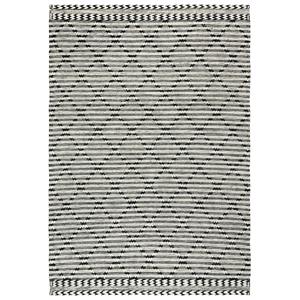 Kerala Black 5'X7'6&quot Hand Woven Jute Rug