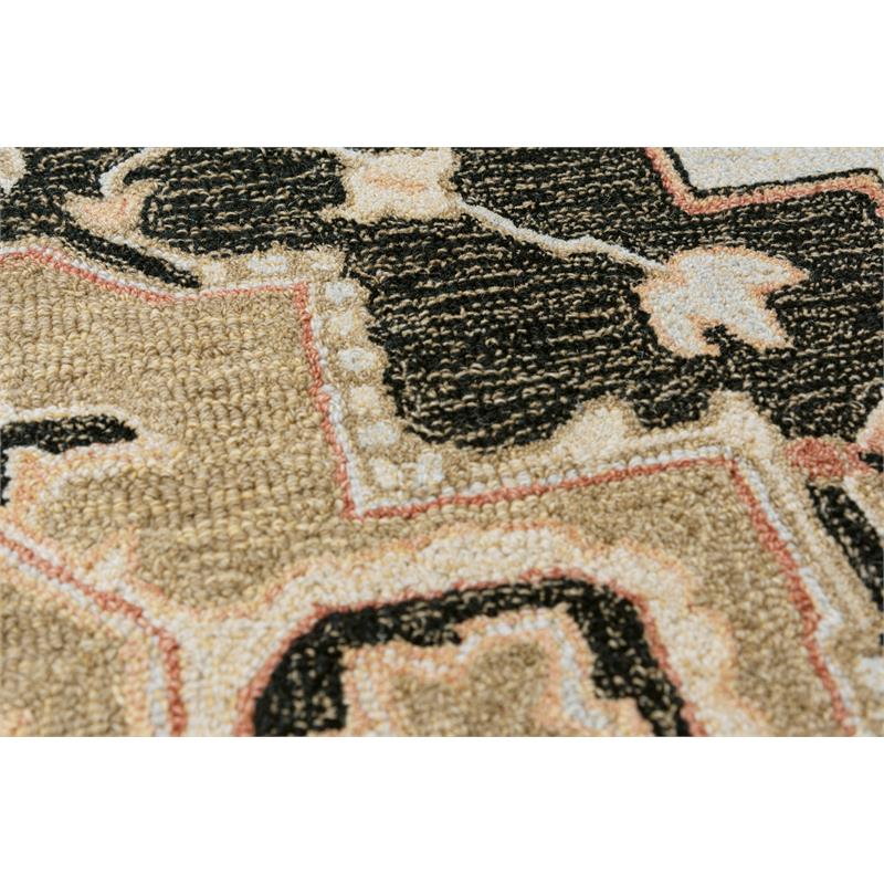 Alora Decor Conley Black 5'X7'6
