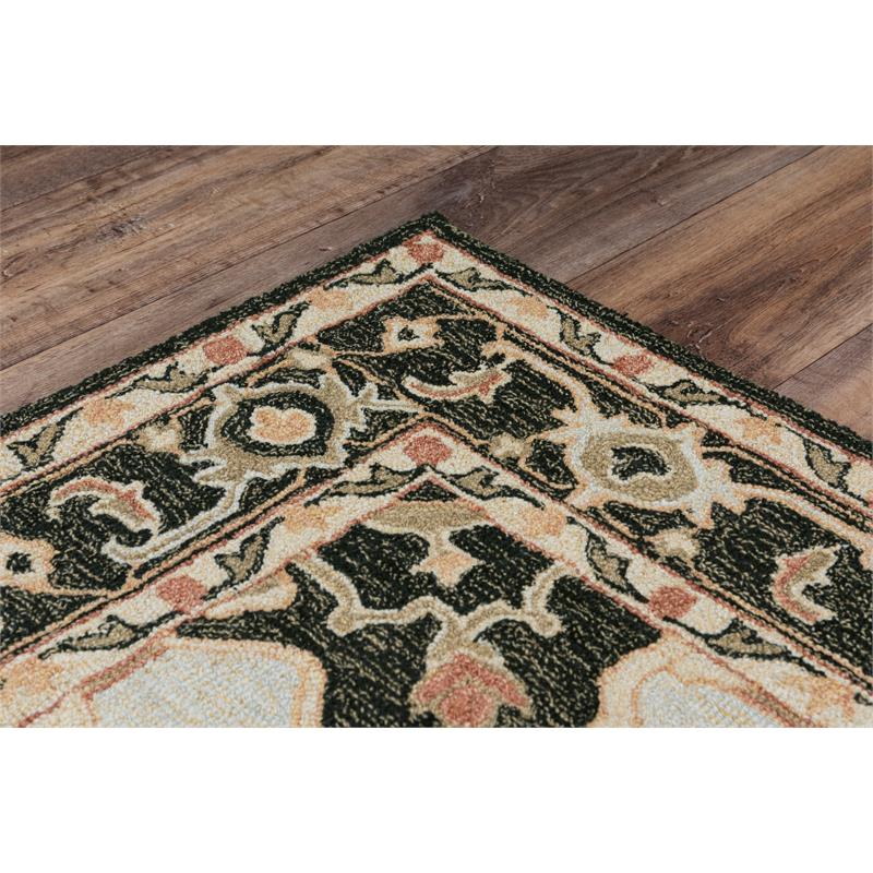 Alora Decor Conley Black 5'X7'6