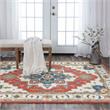 Alora Decor Conley Red 5'X7'6