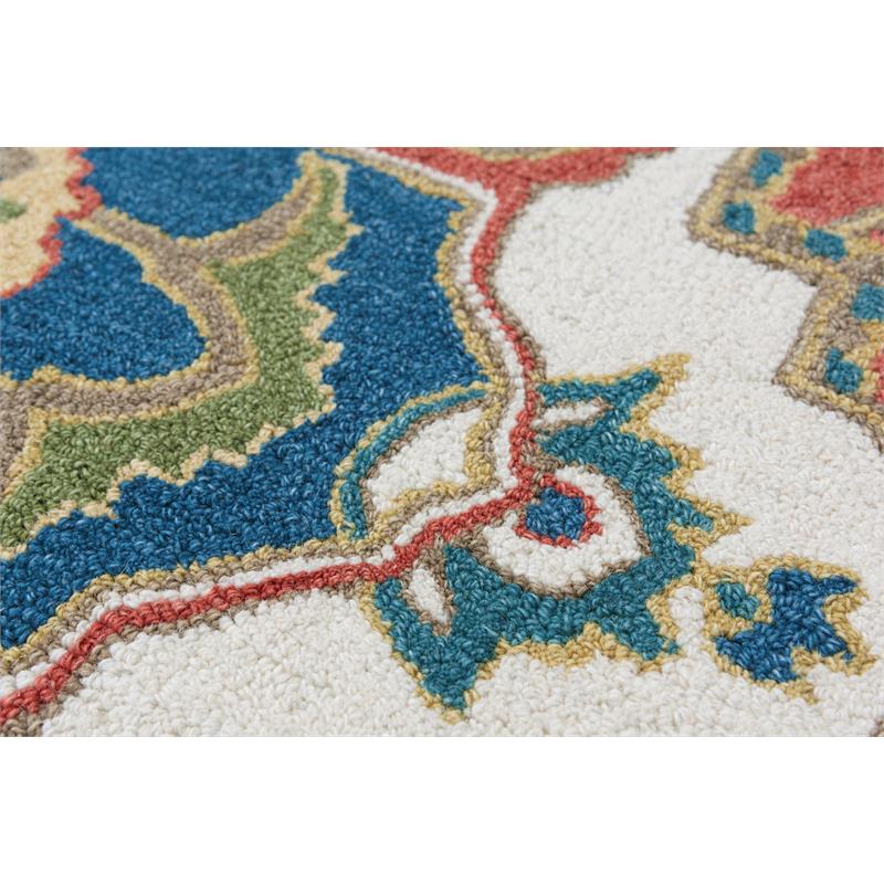 Alora Decor Conley Red 5'X7'6