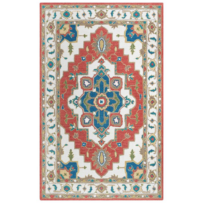 Alora Decor Conley Red 5'X7'6