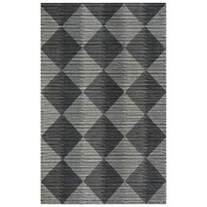 Alora Decor Addison Gray 5'X7'6&quot Tufted Wool Rug