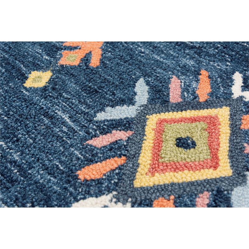 Alora Decor Catawba Blue 5'X7'6