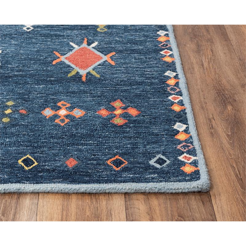 Alora Decor Catawba Blue 5'X7'6