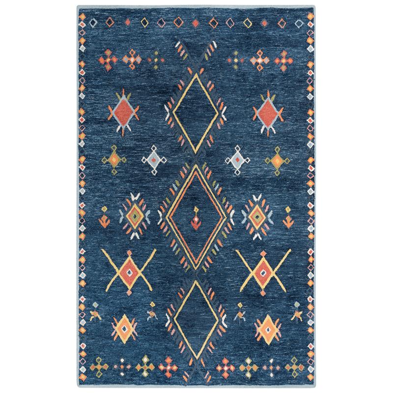 Alora Decor Catawba Blue 5'X7'6