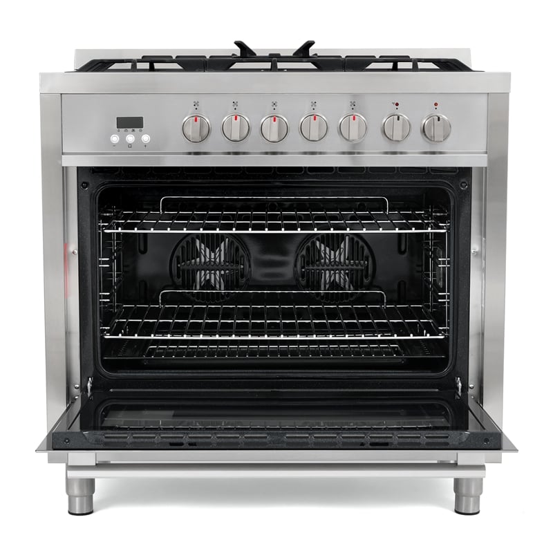 36 in. Stellar Collection 3.8 cu. ft. Dual Fuel Range in Stainless Steel