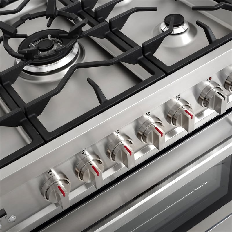 36 in. Stellar Collection 3.8 cu. ft. Dual Fuel Range in Stainless Steel