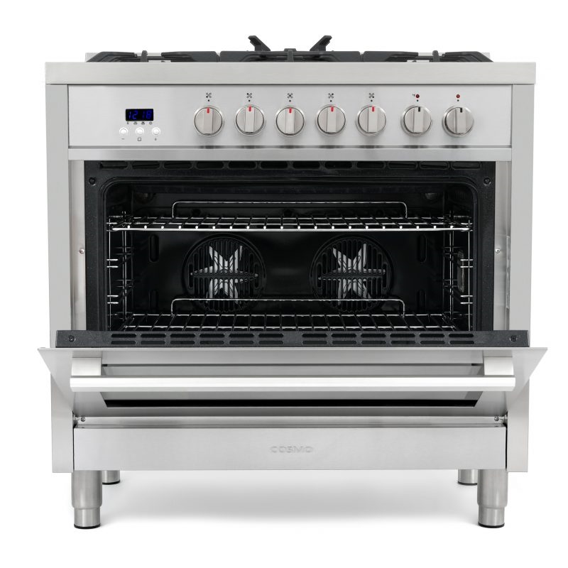 Cosmo COSF965 36 in. Stainless Steel Dual Fuel Range with Convection Oven