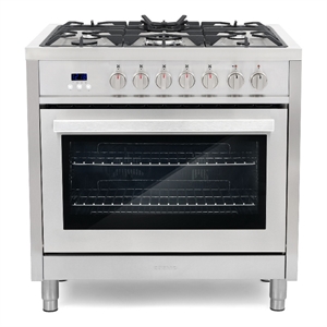 36 in. Stellar Collection 3.8 cu. ft. Dual Fuel Range in Stainless Steel
