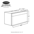 24 in Stellar Collection 1.34 cu. ft Over the Range Microwave in Stainless Steel