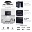 24 in Stellar Collection 1.34 cu. ft Over the Range Microwave in Stainless Steel