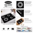 Cosmo COS-304ECC 30 in. Drop-In Electric Black Ceramic Glass Cooktop