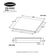 Cosmo COS-304ECC 30 in. Drop-In Electric Black Ceramic Glass Cooktop