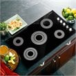 Cosmo COS-365ECC 36 in. Drop-In Electric Black Ceramic Glass Cooktop