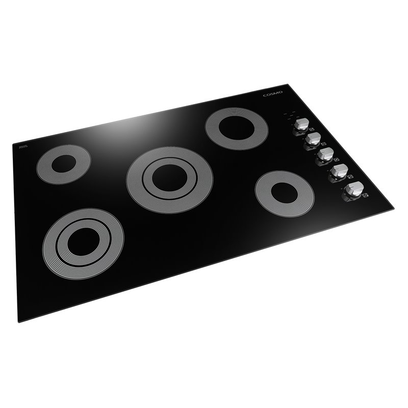 Cosmo COS-365ECC 36 in. Drop-In Electric Black Ceramic Glass Cooktop