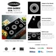 Cosmo COS-365ECC 36 in. Drop-In Electric Black Ceramic Glass Cooktop