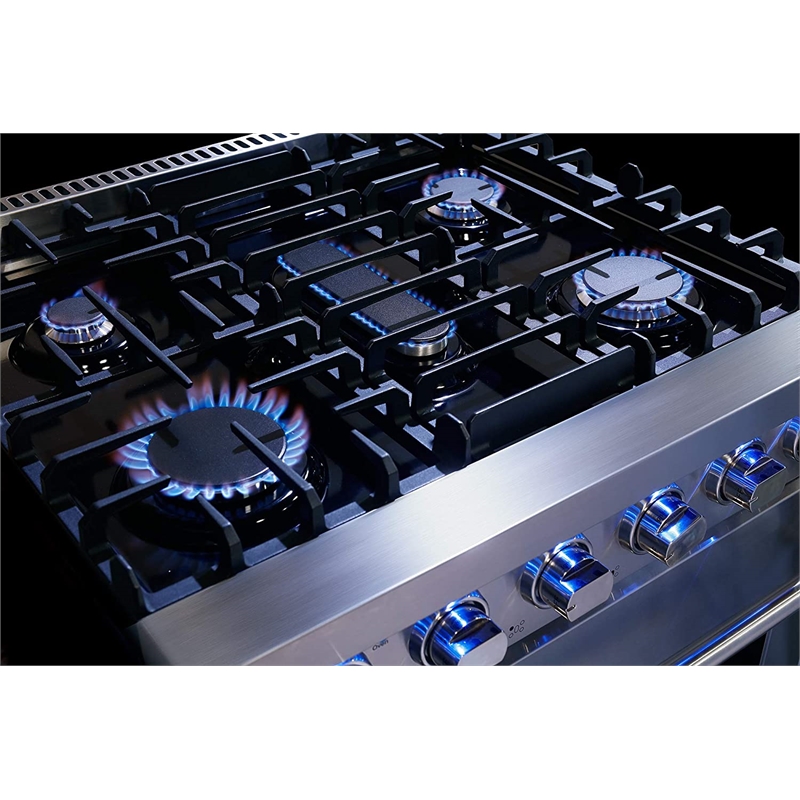 30 in. Haven Coll 4.8 cu. ft. Gas Range in Stainless Steel