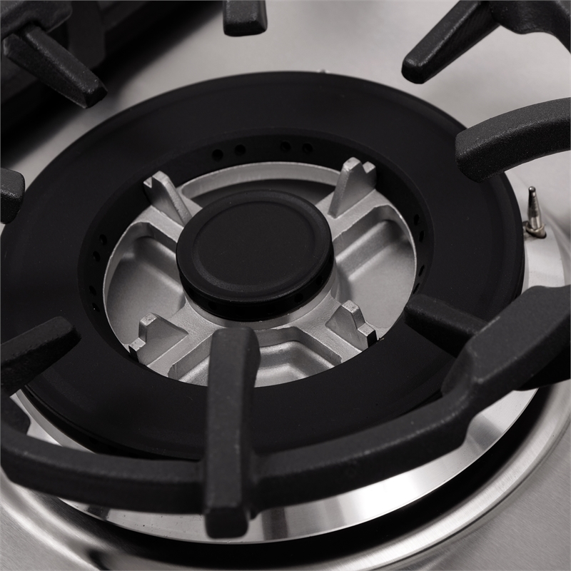 24 in. Gas Cooktop in Stainless Steel with 4 Sealed Burners