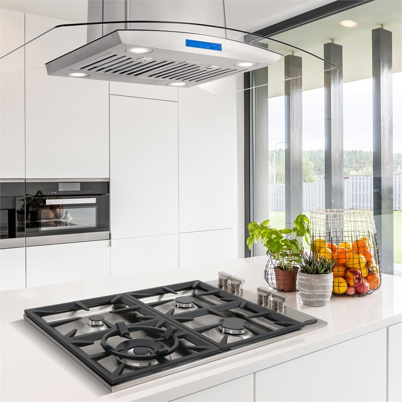 Cosmo COS-DIC304 30 in. Stainless Steel Gas Cooktop with 4 Burners