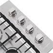 30 in. Gas Cooktop in Stainless Steel with 4 Italian Made Burners