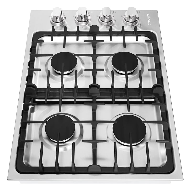 30 in. Gas Cooktop in Stainless Steel with 4 Italian Made Burners