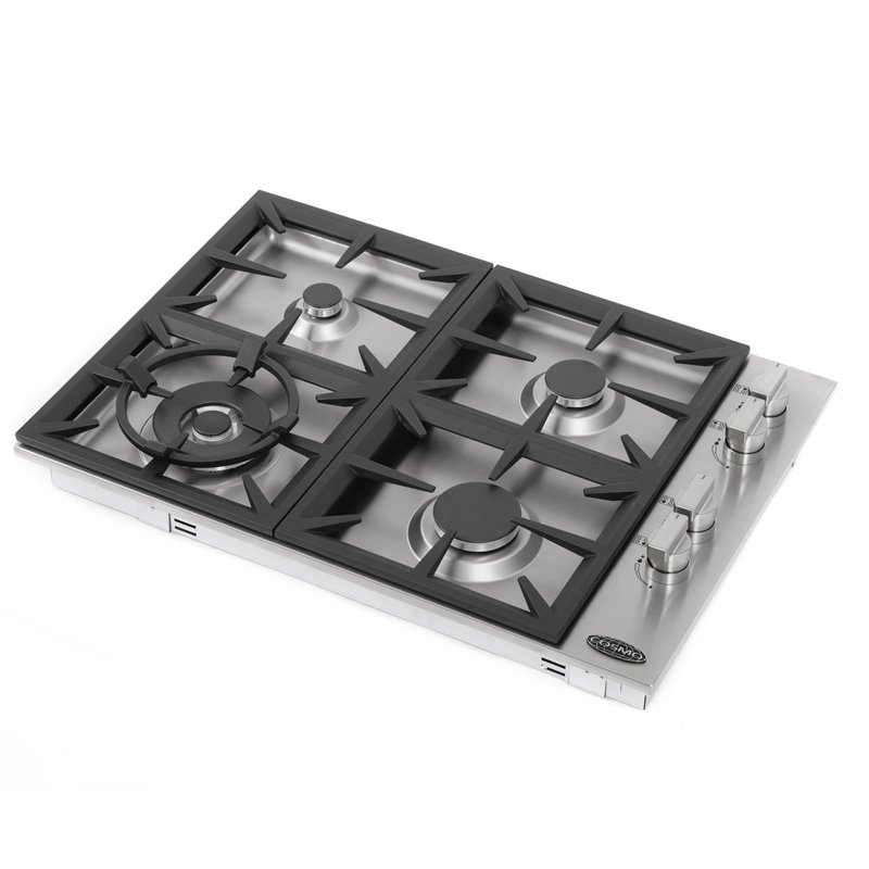 Cosmo COS-DIC304 30 in. Stainless Steel Gas Cooktop with 4 Burners