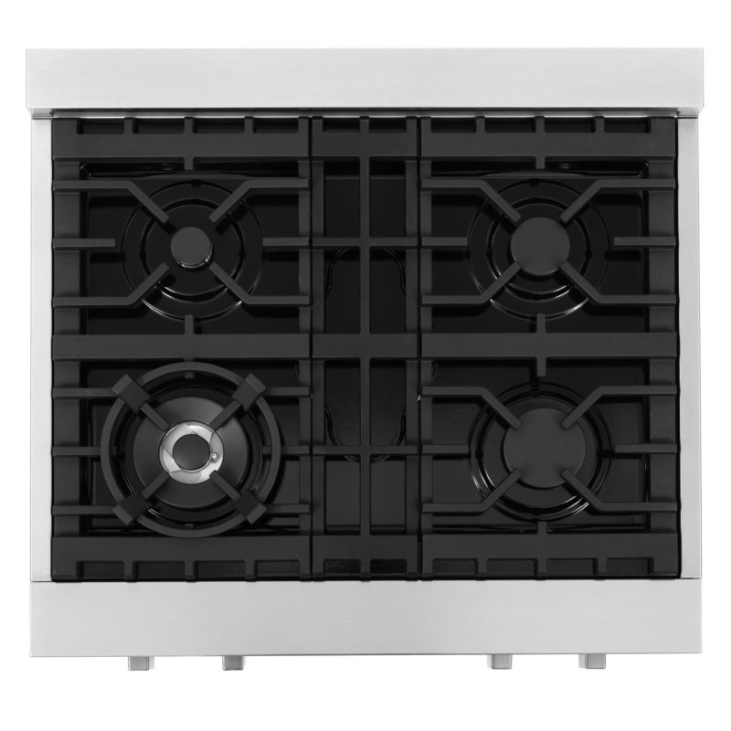 Cosmo COS-GRT304 30 in. Stainless Steel Slide-In Gas Cooktop with 4 Burners