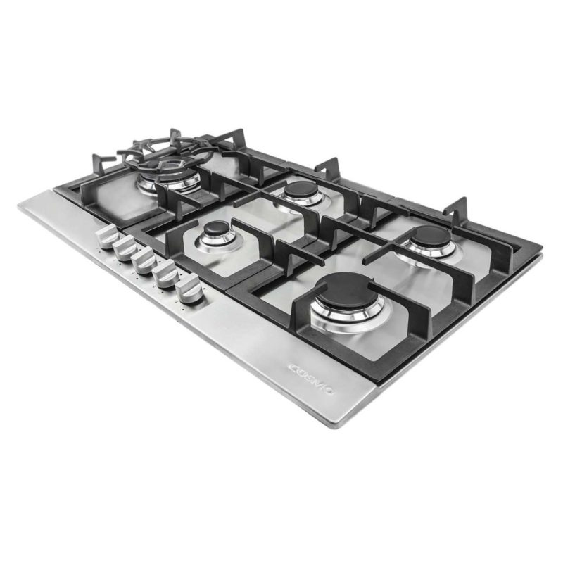 30 in. Gas Cooktop in Stainless Steel with 5 Sealed Brass Burners
