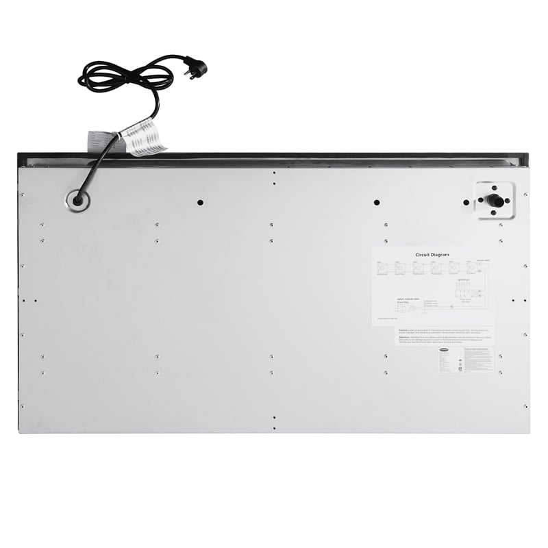 Cosmo COS-DIC366 36 in. Drop-In Stainless Steel Gas Cooktop in Silver