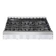 36 in. Slide-In Counter Gas Cooktop with 6 Sealed Italian Burners