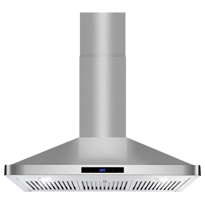 36 in. Vista Collection Ducted Wall Mount Range Hood in Stainless Steel