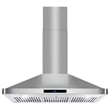 36 in. Vista Collection Ducted Wall Mount Range Hood in Stainless Steel