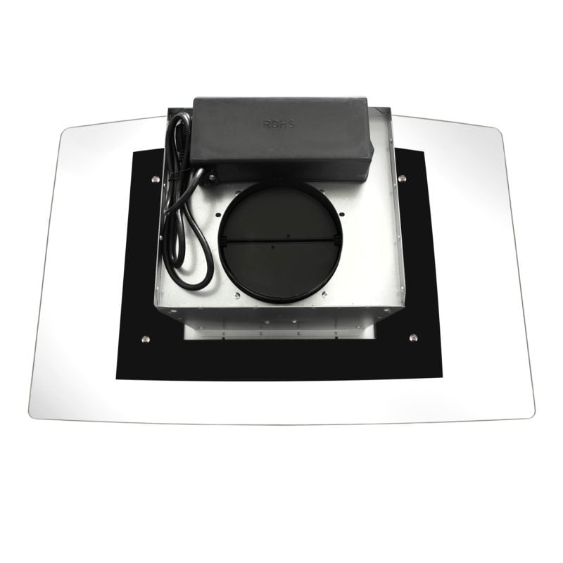 36 in. Lumin Collection Ductless Island Range Hood in Stainless Steel