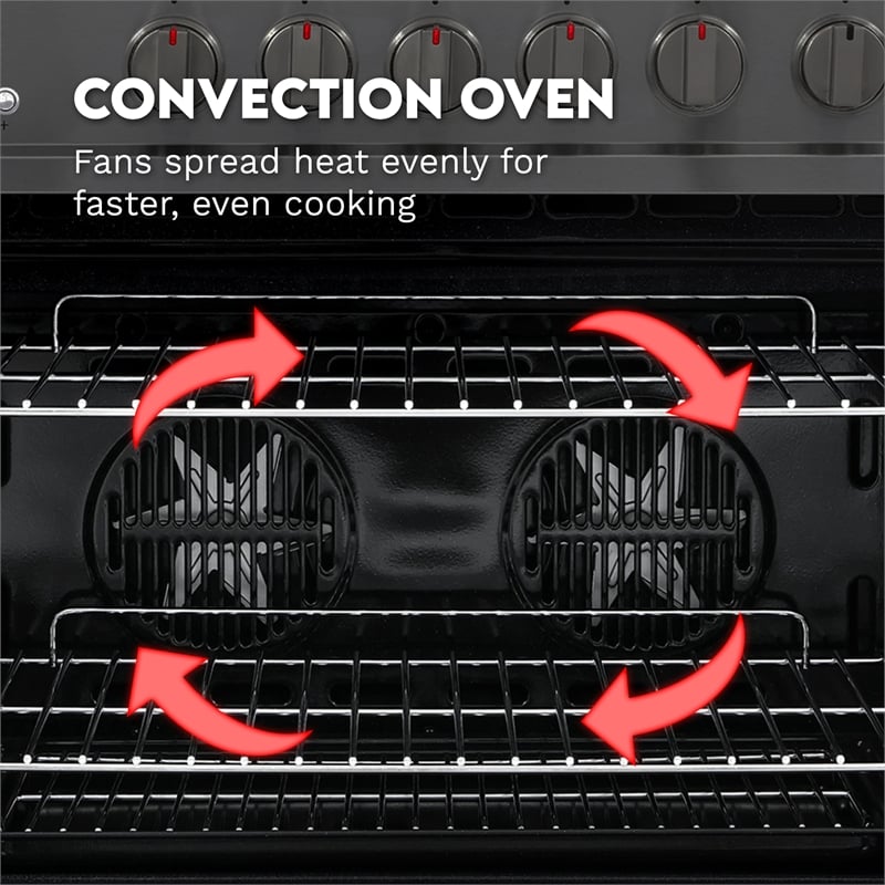 36 in. Stellar Collection 3.8 cu. ft. Dual Fuel Range with Convection Oven