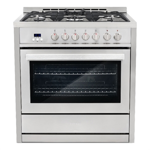 36 in. Stellar Collection 3.8 cu. ft. Dual Fuel Range with Convection Oven