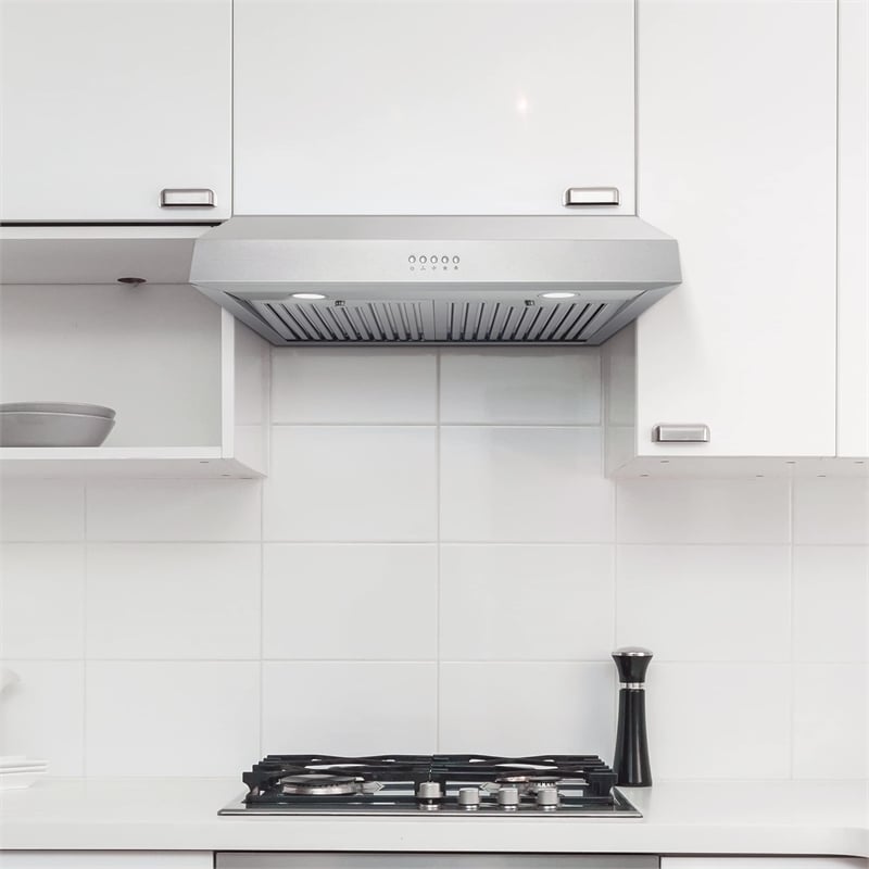 30 in. Haven Collection Ducted Under Cabinet Range Hood in Stainless Steel