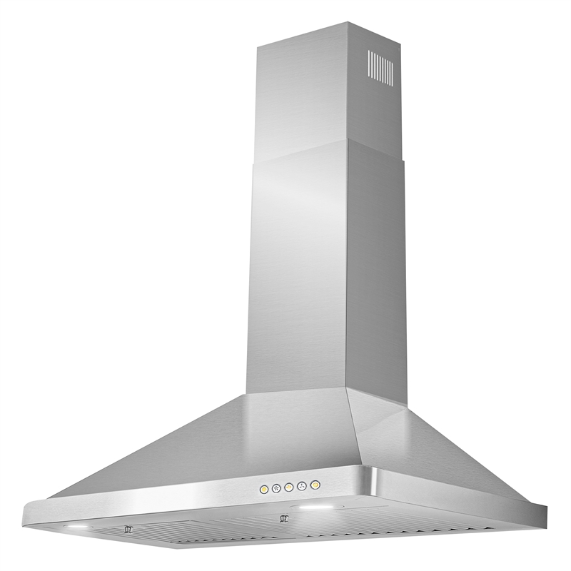 30 in. Vista Collection Ducted Wall Mount Range Hood in Stainless Steel