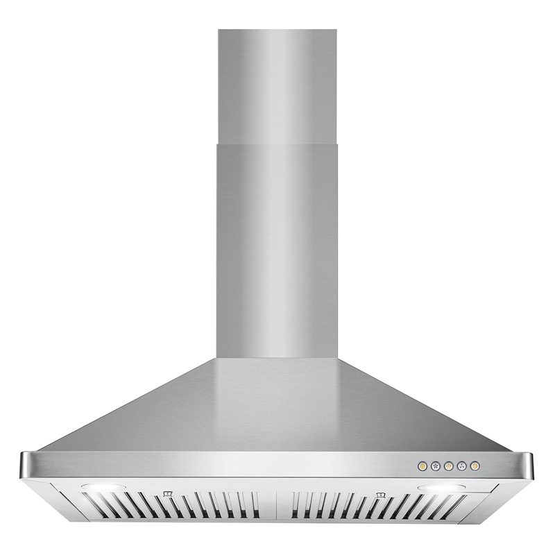 30 in. Vista Collection Ducted Wall Mount Range Hood in Stainless Steel