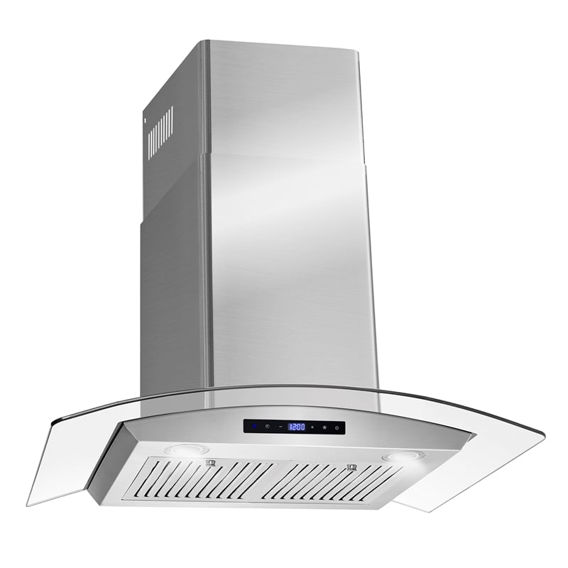 30 in. Vista Collection Ducted Wall Mount Range Hood in Stainless Steel