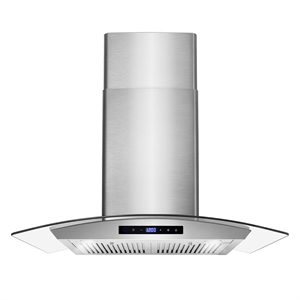 30 in. Vista Collection Ducted Wall Mount Range Hood in Stainless Steel