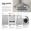 30 in. Vista Collection Ducted Wall Mount Range Hood in Stainless Steel