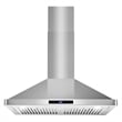 30 in. Vista Collection Ducted Wall Mount Range Hood in Stainless Steel