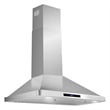30 in. Vista Collection Ducted Wall Mount Range Hood in Stainless Steel