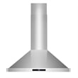 30 in. Lumin Collection Ductless Island Range Hood in Stainless Steel