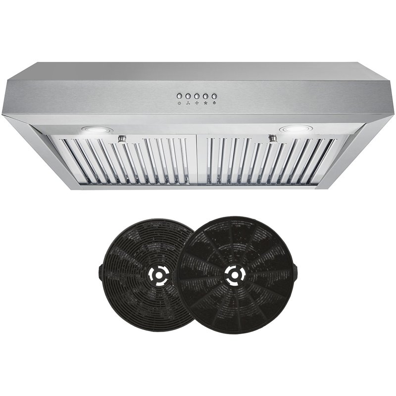 30 in. Haven Coll Ductless Under Cabinet Range Hood in Stainless Steel